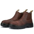 thumbnail image 2 of ROCKROOSTER Chelsea 6" Men's Boots, Lumen Soft Toe Rubber Outsole Pull On Safety Wide Width EE boots AK224-9, 2 of 9