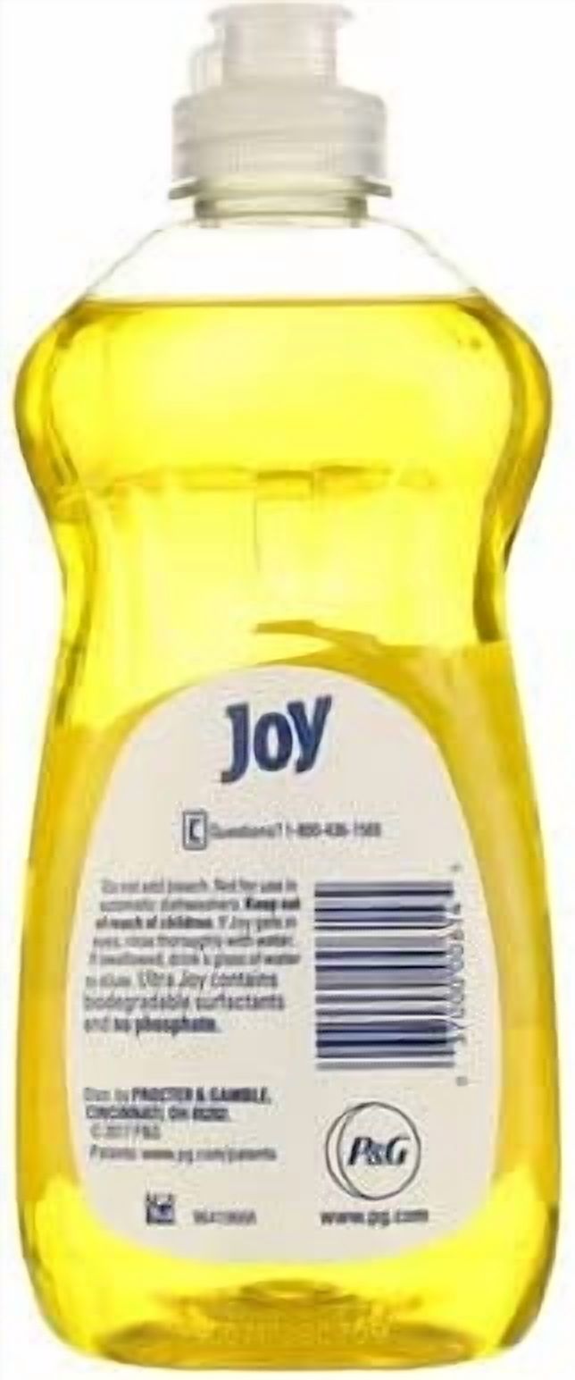 Joy Ultra Dishwashing Liquid, Lemon Scent, 12.6 Ounce (Pack of 25)