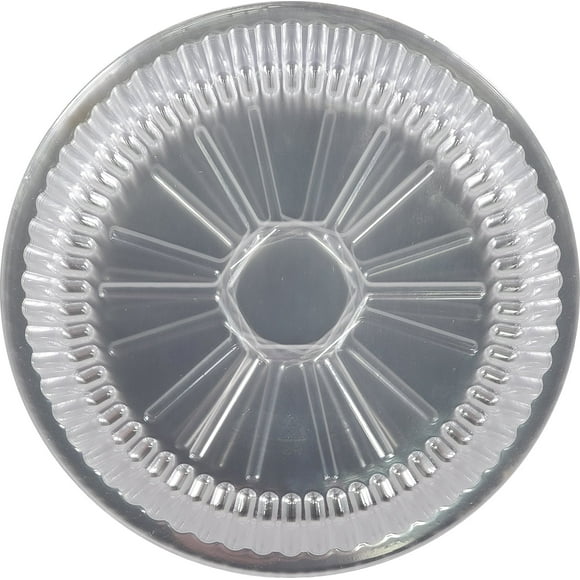 Rhino-Foil - Retail - 8" Round - Plastic Lid - Pack of 50 - Durable, Clear, Versatile (50ct)