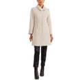 thumbnail image 2 of Abrigos Elegantes de Invierno Inspire Chic para Mujer, Chaqueta Casual con Botones, Abrigo Tipo Pea S Beige, 2 of 6