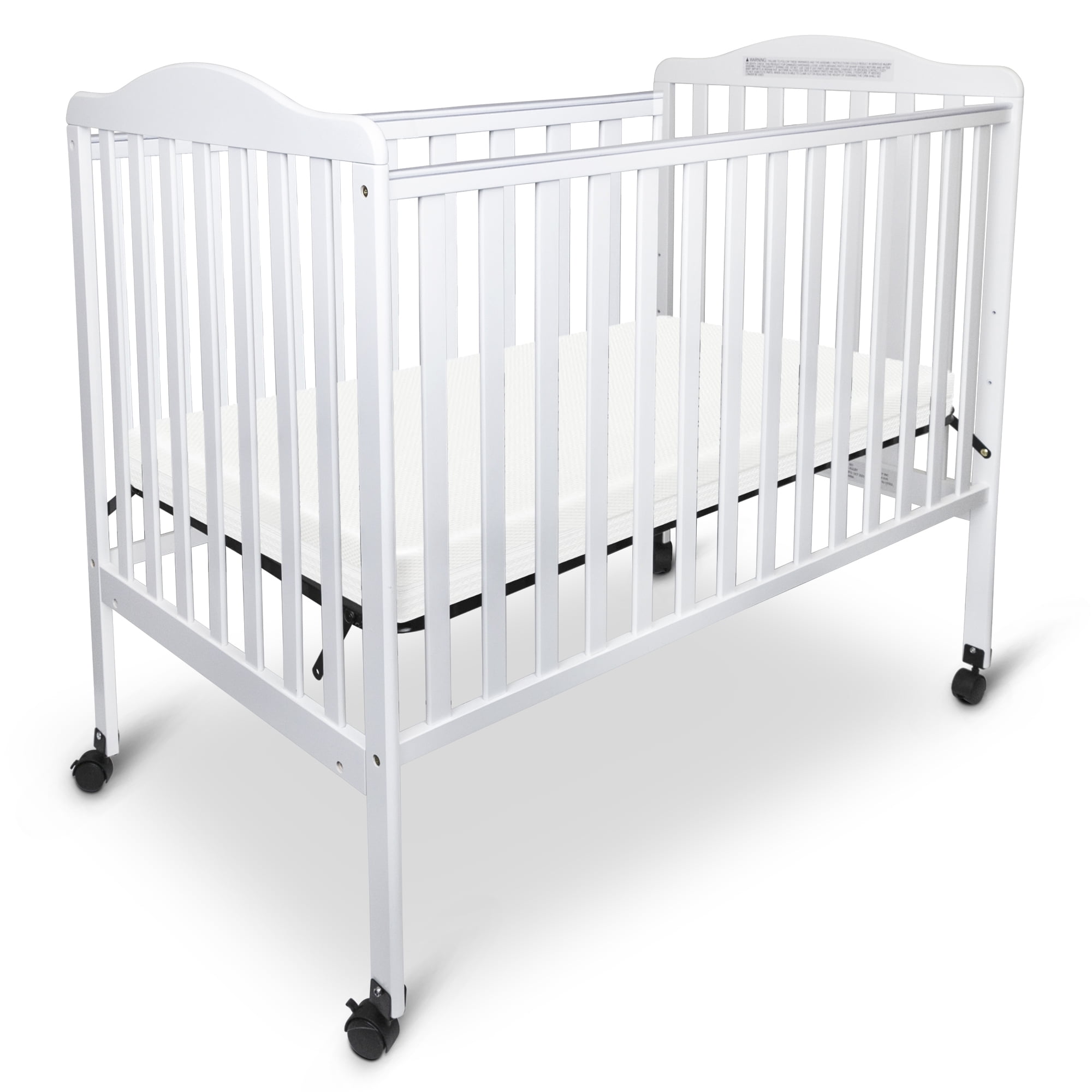 Fizzy Baby 2-in-1 Convertible Full-size crib converts to adult bed. 3 level mattress board- White