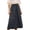 Black, variant on Women's Summer Skirts Mid Length Skirt for Everyday Wear Comfortable Soft High Waist Stretch Elegant Design Versatile Midi Skirt for Spring and Autumn Black M