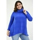 thumbnail image 2 of Suéter Tejido Asimétrico Roman Fashion Azul Rey Talla 38, 2 of 6