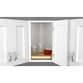 thumbnail image 3 of Rev-A-Shelf 22" Lazy Susan D-Shaped w/ Swivel Bearings, 4WLS201-22-BS52, 3 of 11