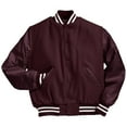 thumbnail image 1 of Varsity Veste m Marron/marron/blanc, 1 of 1