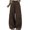 Coffee, variant on Coerni Girls Baggy Cargo Pants High Rise Hardshell Wide Leg Pants Open Bottom Trousers Teen Kids Fashion Versatile Casual Pants