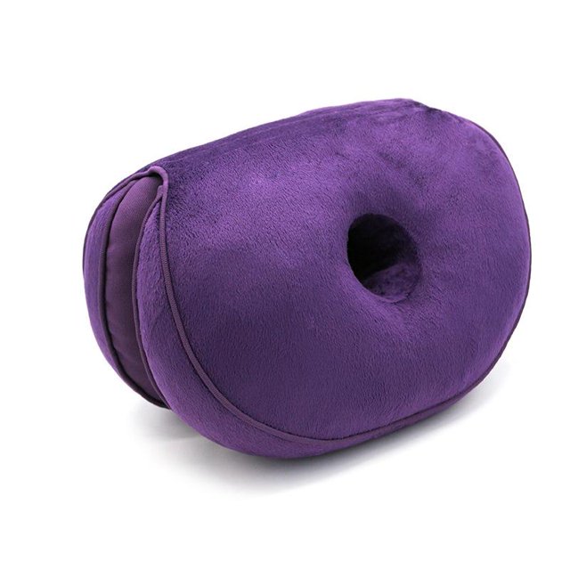 Multi-functional Plush Dual Comfort Cushion Beautiful Folding Pillow Hips Up Seat Cushion