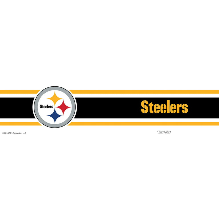 Pittsburgh Steelers 30oz. Stainless Steel Stripe Tumbler