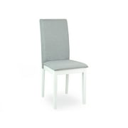 Dining Kitchen Side Fallabella Chair with Padded Seat Contemporary Style Solid Wood White Finish