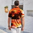 thumbnail image 4 of HAOMEILI Men's Hawaiian Shirt Short Sleeve Floral Button Down Shirts Tropical Holiday Beach Shirts, 4 of 7