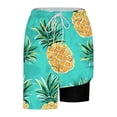 thumbnail image 5 of Beach Shorts With Double Layer Design For Summer Swimwear Island Print And Beach Style Men’s Board Shorts, 5 of 5