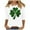 White, variant on Aofany 3/4 Length Sleeve Womens Tops Irish Shamrock Print St Patricks Day Shirt Women Crew Neck Pullover Graphic Tee Tops Saint Patricks Day T Shirts