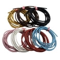 thumbnail image 3 of Shisuyan 3MM Bracelet Making Cord Round Genuine Braided Leather Rope for Bracelets Jewelry Making DIY Handicrafts 2 Meters (Pink), 3 of 4