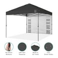 thumbnail image 4 of Best Choice Products 10x10ft Easy Setup Pop Up Canopy, Portable Tent w/ Side Wall, 1-Button Push, Case - Gray, 4 of 8