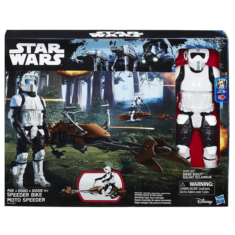 Star Wars: Return of the Jedi Speeder Bike and Biker Scout