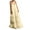 Beige, variant on IROINNID V-Neck Empire Dress For Women Fashion Bohemian Loose Sleeveless Solid Mid-calf Dress Comfort Waist Dress