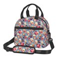 thumbnail image 1 of Fotbe music Skull record Retro Bolsa de Almuerzo con Estampado, Lonchera Aislada, Contenedores de Comida Reutilizables Tipo Cooler a Prueba de Fugas, 1 of 6
