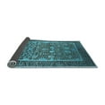 thumbnail image 2 of Ahgly Company Indoor Rectangle Oriental Light Blue Industrial Area Rugs, 7' x 10', 2 of 4