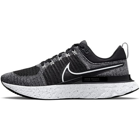 Nike Men's React Infinity Run Flyknit Running Shoes, CT2357-101 White/Black, 10 US