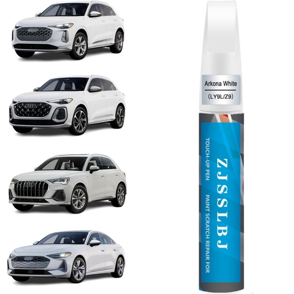 Arkona White(LY9L/Z9) for Audi Touch Up Paint, Car Scratch Remover for Nicks and Chips Repair