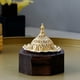 thumbnail image 5 of Incensario de madera decorativo de Oriente Medio, difusor de fragancias, soporte para quemador de cono Negro, 5 of 9