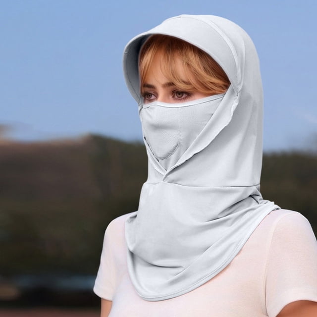 Foulard de Protection Solaire Respirante Légère Cache-Cou Extérieur pour Femmes Hommes Été Cyclisme Randonnée Protection Solaire