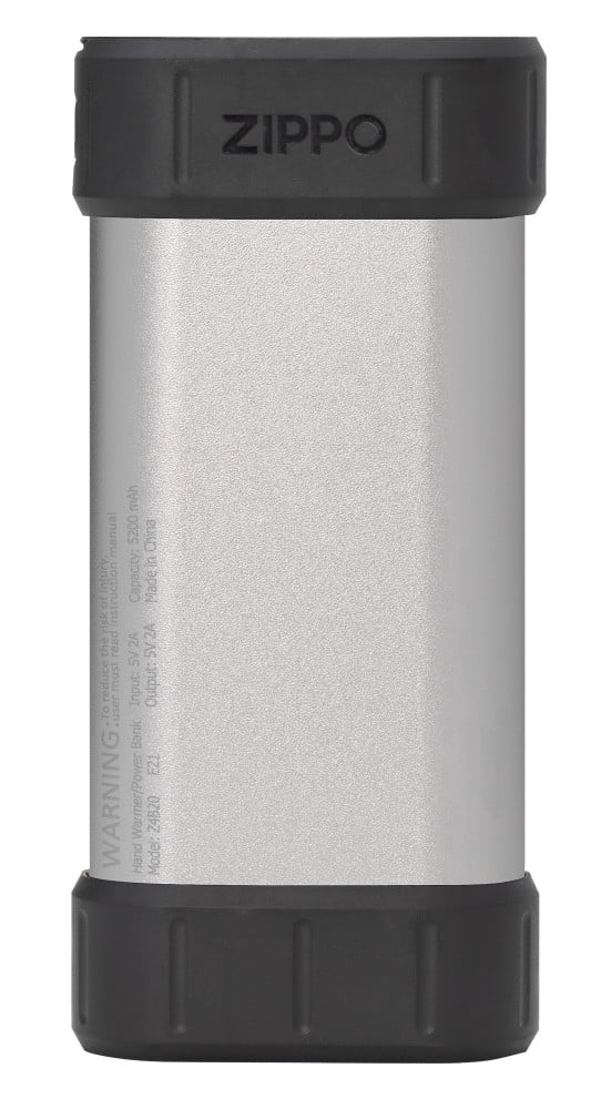 Zippo Silver HeatBank® 6 Pro Rechargeable Hand Warmer