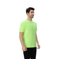 thumbnail image 2 of Zfeel High Performance Dry Fit T-Shirt for Men, Hi Vis Safety T-Shirt, 4 Pack, Neon Green, M, 2 of 5