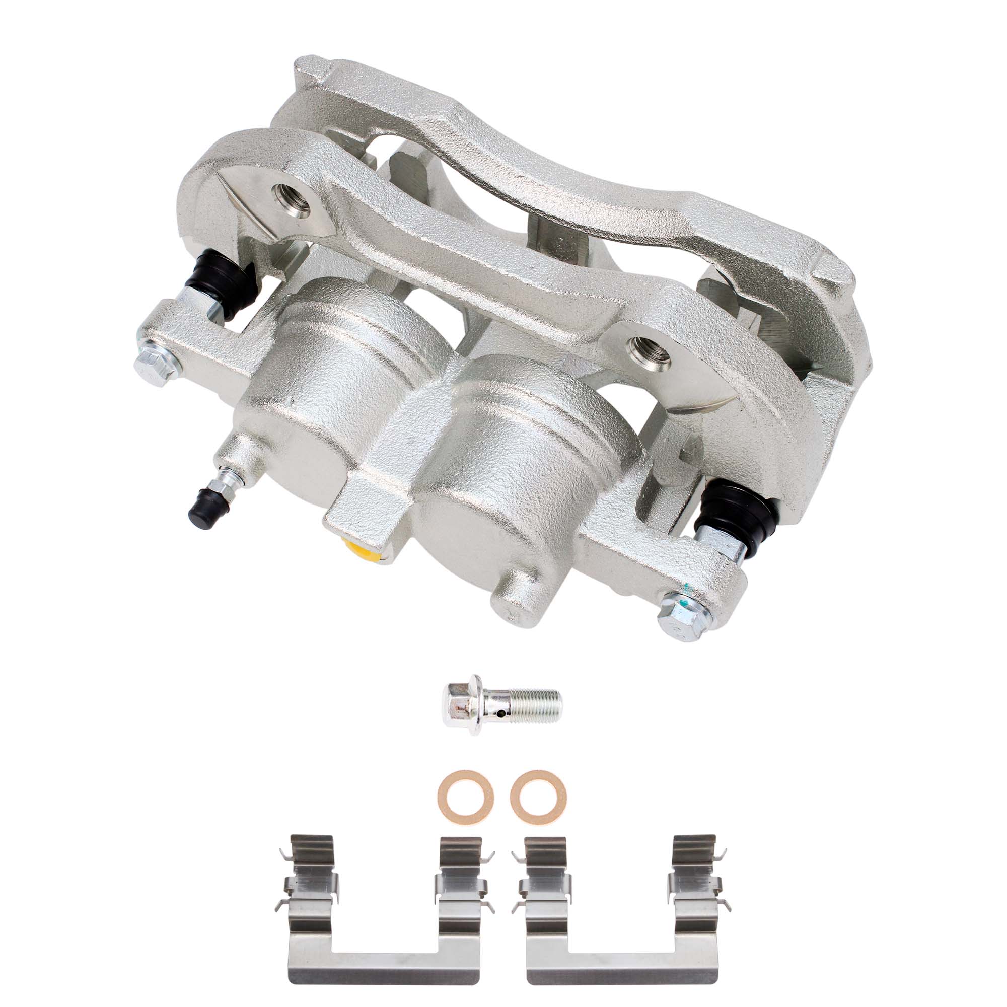 Detroit Axle Front Brake Kit – Rotors, Calipers & Ceramic Pads For 2006-2013 Chevy Impala & Monte Carlo
