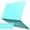 Turquoise, variant on IBENZER Old Version (2010-2017 Release) MacBook Air 13 Inch Case (Models: A1466 / A1369), Plastic Hard Shell Case with Keyboard & Screen Cover for Apple Mac Air 13, Crystal Clear, W-A13-CYCL+2