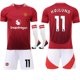 thumbnail image 1 of Manchester United Home Kit 24-25 for Kids & Adults, #11 Højlund, Includes Socks, 1 of 2