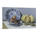 thumbnail image 1 of ARTCANVAS Still Life with Melon Canvas Art Print by Claude Monet - Size: 18" x 12" (0.75" Deep), 1 of 9