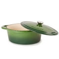 thumbnail image 5 of BergHOFF Neo 4pc Cast Iron Cookware Set, 5qt. & 8qt., Green, 5 of 10
