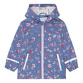 thumbnail image 2 of Mercatoo Kids Boys Girls Raincoat Rainwear with Hood Rainproof Windproof Outwear Reflective Strips Lightweight Rain Jacket, 2 of 4