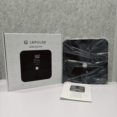 Open Box Checkme Lepuse Never Used Digital Body Composition Scale with Bluetooth Black
