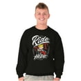 thumbnail image 4 of Dennis the Menace Ride Not Die Men's Crewneck Sweatshirt Brisco Brands S, 4 of 6