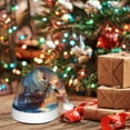 thumbnail image 6 of Fuzoiu Sailing Ship Ocean Sunset Print Santa Hat Christmas Hat for Adults,Santa Hats with Pompom, Unisex Xmas Holiday Hat for Christmas New Year Festive Party Supplies, 6 of 6