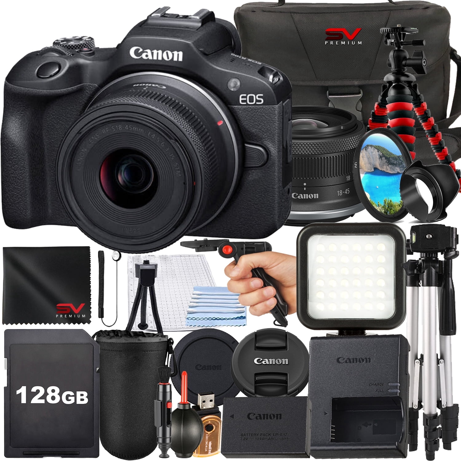 Canon EOS R7 Mirrorless Camera with RF-S 18-45mm + 420-800mm Super