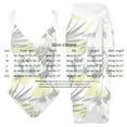 thumbnail image 2 of WILLBEST Robe Corset pour Femmes Formelle Femmes Col en V Maillot de Bain Imprimé Fleur Jupe Tablier Ensembles Bikini, 2 of 5