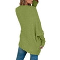 thumbnail image 5 of Oversized Open Front Female Casual Loose Knit Cardigan, 5 of 5