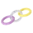 thumbnail image 3 of Juguete para masticar para perros Yuyangstore juguete de limpieza entrenamiento ejercicio portátil amarillo violeta, 3 of 8
