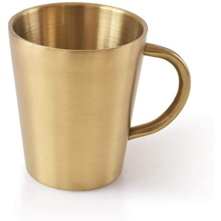 

300ml Double Walled Stainless Steel Tumbler for BBQ Home Office Party Driving - Tyrant Gold