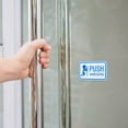 thumbnail image 5 of Unique Bargains Push Welcome Door Sign Acrylic Adhesive Gate Sticker Wall Marker, 5 of 5