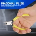 thumbnail image 3 of Cortador De Alambre Diagonal ANGGREK Amarillo 10 cm, 3 of 8