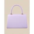 thumbnail image 6 of Women's Elegant Top Handle Handbag, Pebbled PU Leather Satchel Purse, Structured Shoulder Bag for Work, Party & Daily Use, 6 of 8