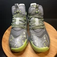 thumbnail image 2 of Ad-id-as Pro Boost Low Shoes Mens 8 Black Neon Green Training Sneakers FW85 EUC, 2 of 6