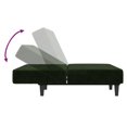 thumbnail image 5 of vidaXL 2-Seater Sofa Bed Dark Green Velvet, 5 of 5