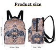 thumbnail image 2 of Sarouk Antique West Persian Rug Print Small Backpack Cute Mini Backpacks For Woman Lightweight Daypacks, 2 of 8