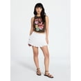 thumbnail image 2 of No Boundaries Ruffle Mini Skort, Women's XXS-XXL, 2 of 5