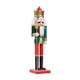 thumbnail image 5 of Adorno de estatua de cascanueces Figura navideña Obra de arte decorativa Regalo Manualidades para Cetro, 5 of 9